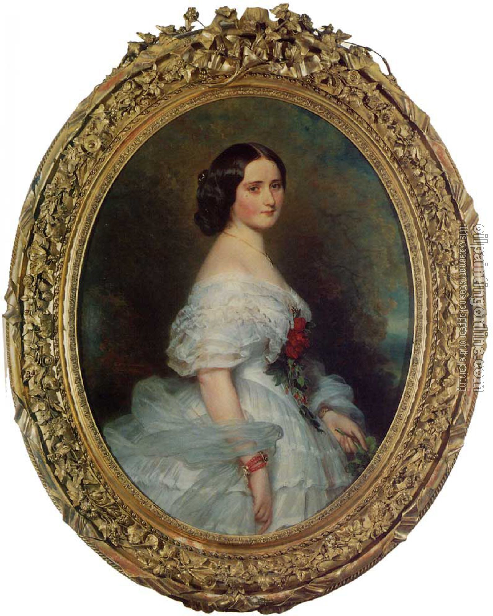 Winterhalter, Franz Xavier - Anna Dollfus Baronne de Bourgoing